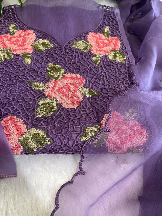 CRUSHED ORGANZA 3 PIECE SET