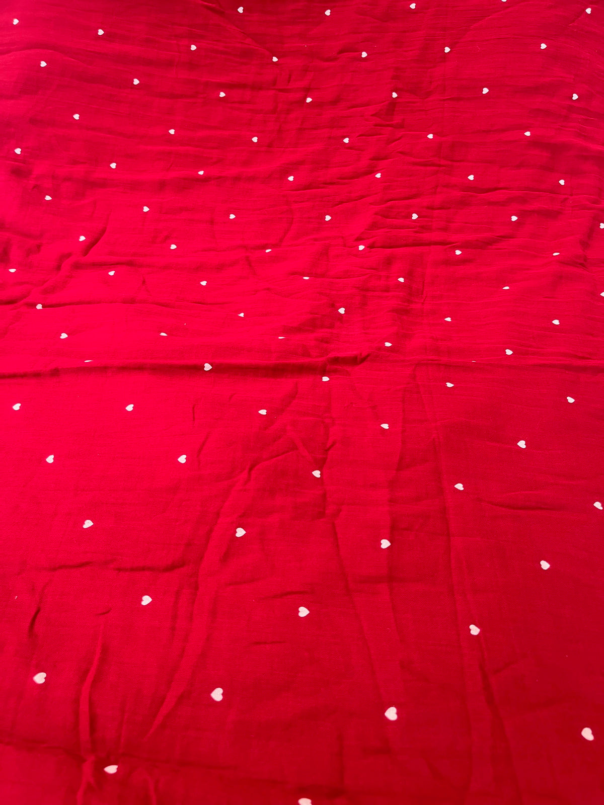 MEROONISH RED DOUBLE GAUZE COTTON FABRIC