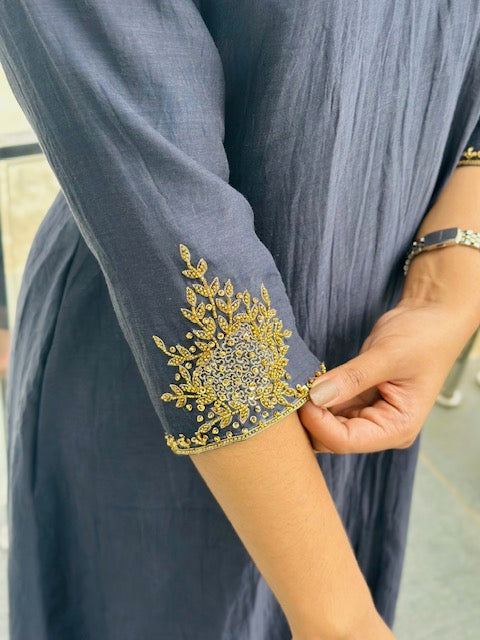 PURE MUL CHANDERI FROCK
