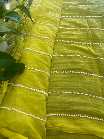 PURE  MULCHANDERI  FABRIC  4 D  SHADE