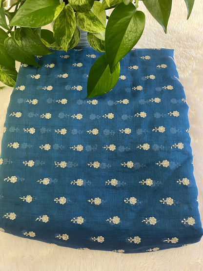 PURE  MULCHANDERI  FABRIC  4 D  SHADE