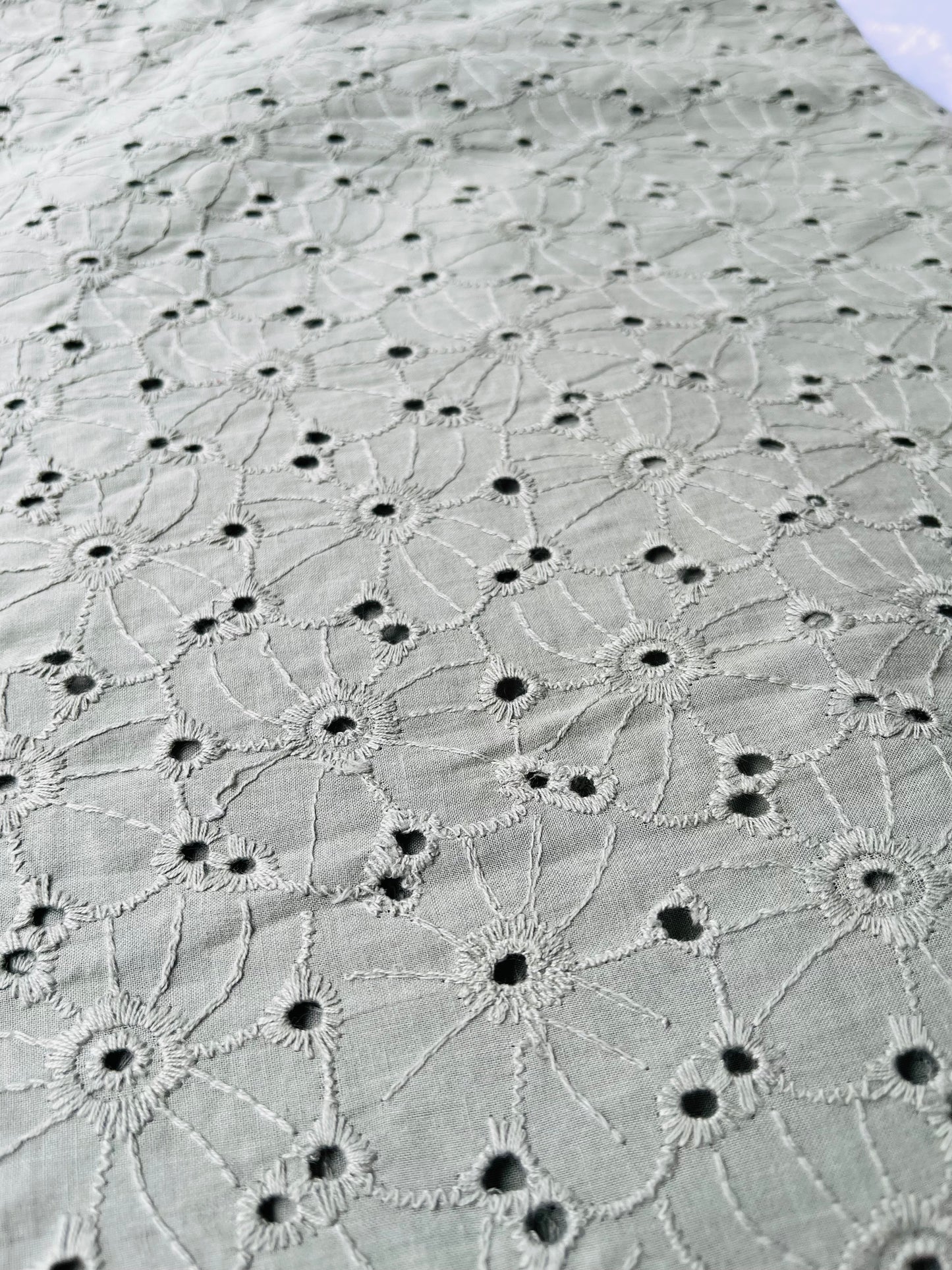 Olive green shade with daisy flower  design