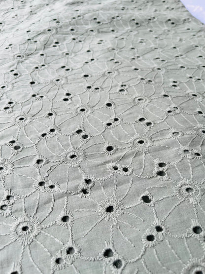 Olive green shade with daisy flower  design