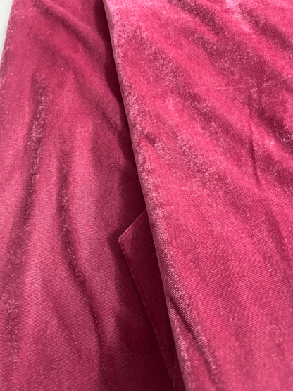 Onion pink  shade velvet fabric
