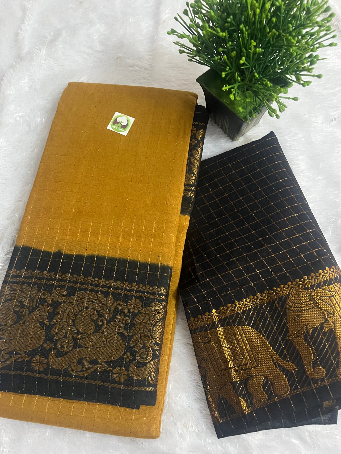 Madurai cotton sungudi sarees