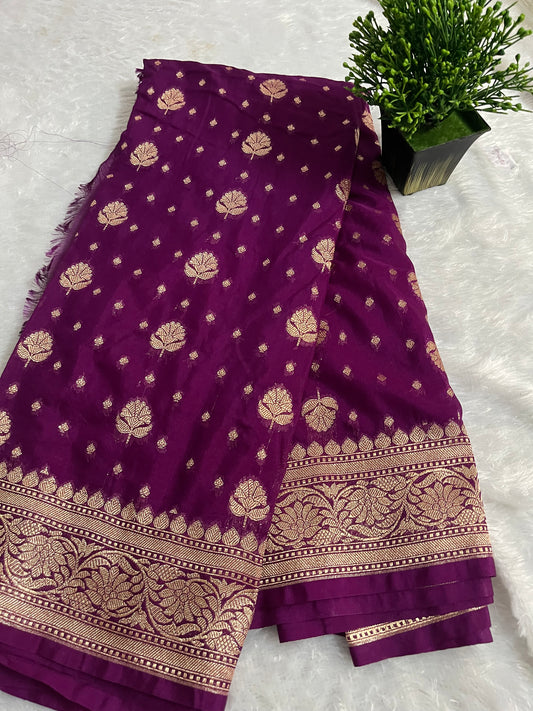 Banarasi georgette sarees