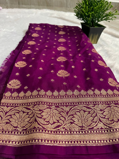 Banarasi georgette sarees