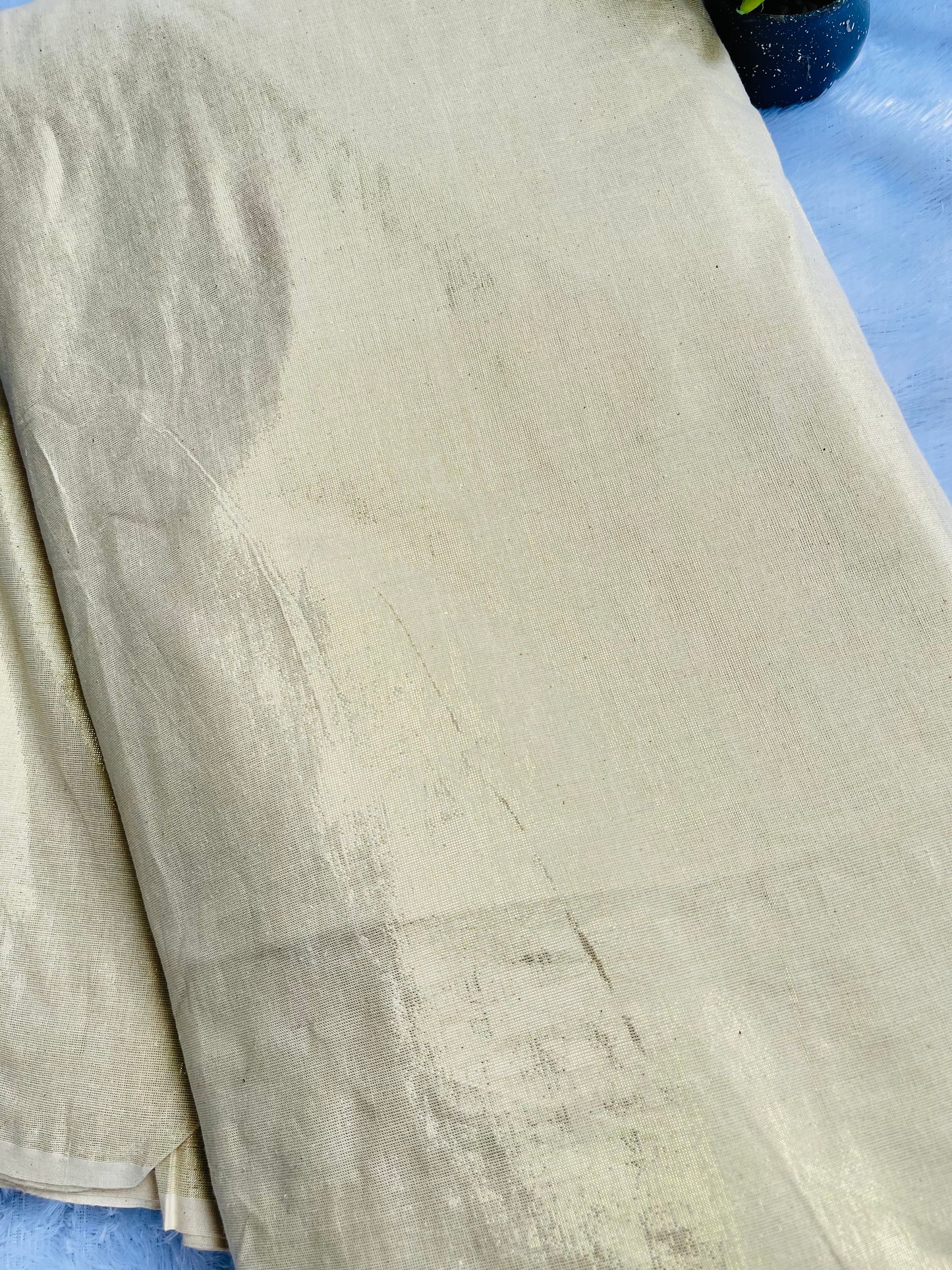 Onam collections 2025 golden cotton fabrics