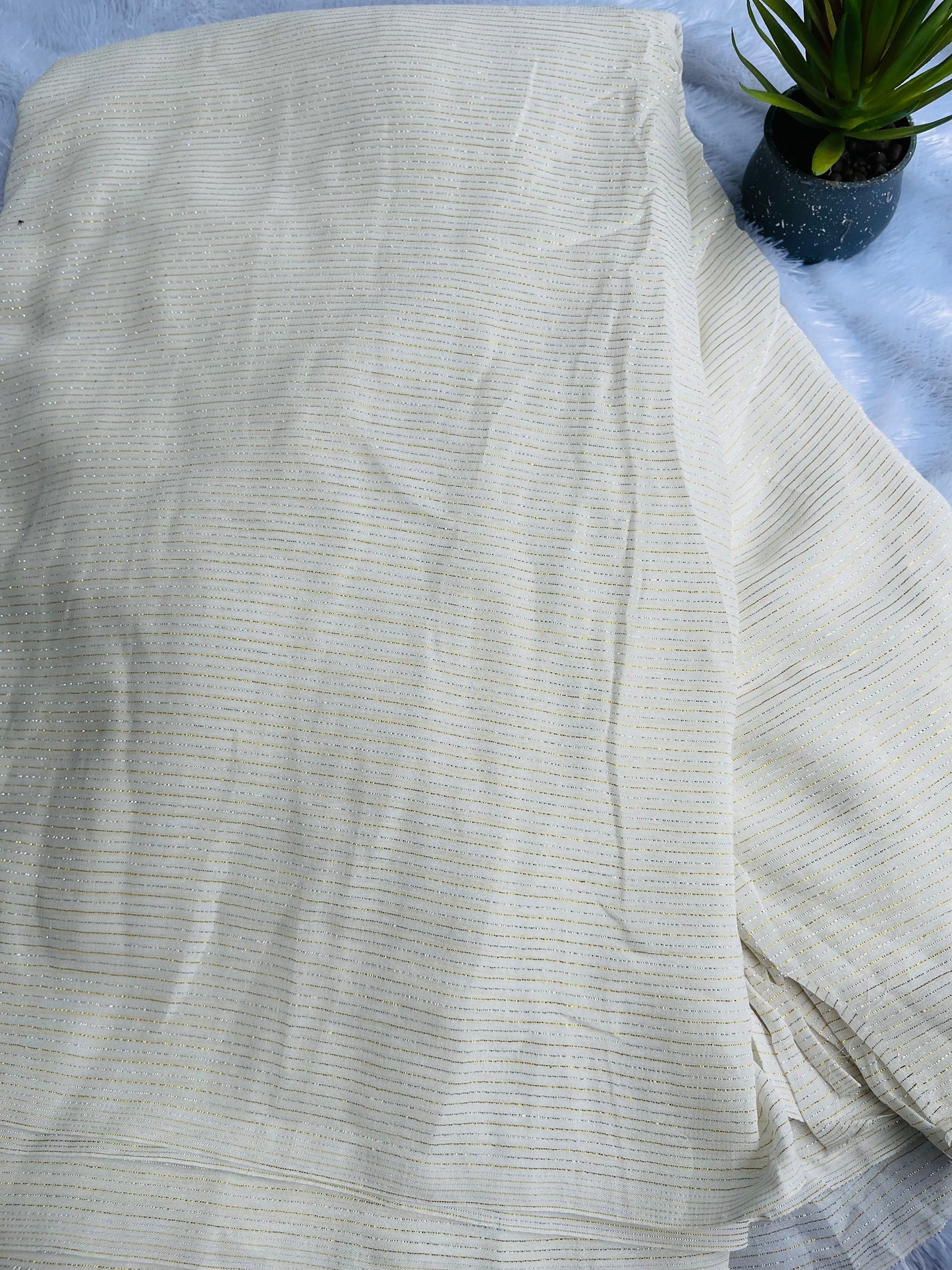 Onam collections 2025  georgette lurex fabric