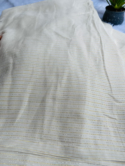 Onam collections 2025  georgette lurex fabric