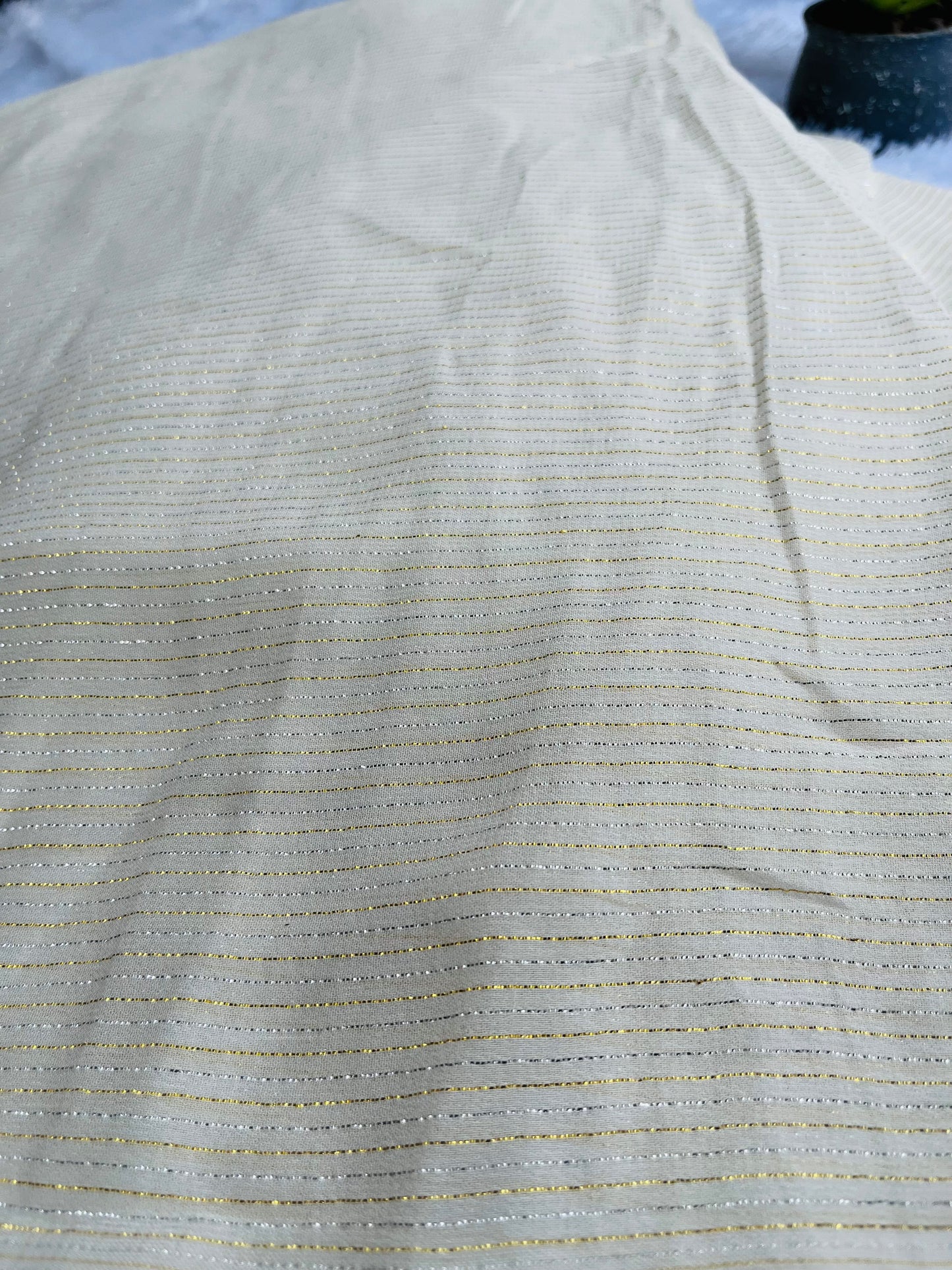 Onam collections 2025  georgette lurex fabric