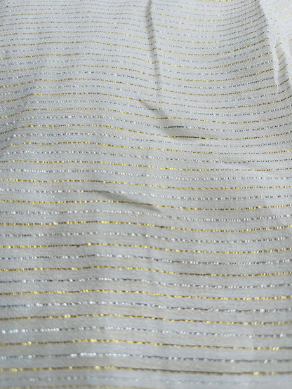 Onam collections 2025  georgette lurex fabric