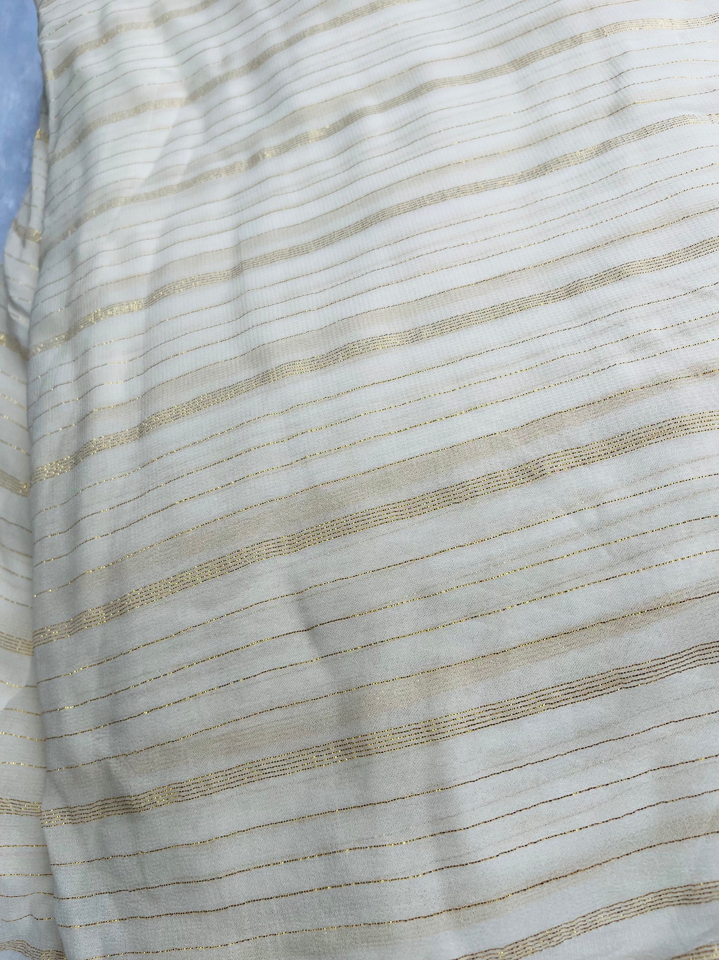 Onam collections 2025  georgette lurex fabric