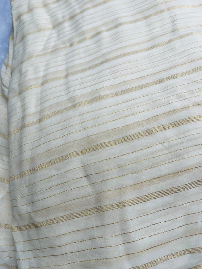 Onam collections 2025  georgette lurex fabric