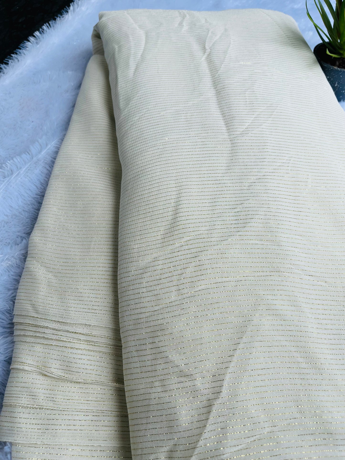 Onam collections 2025  georgette lurex fabric