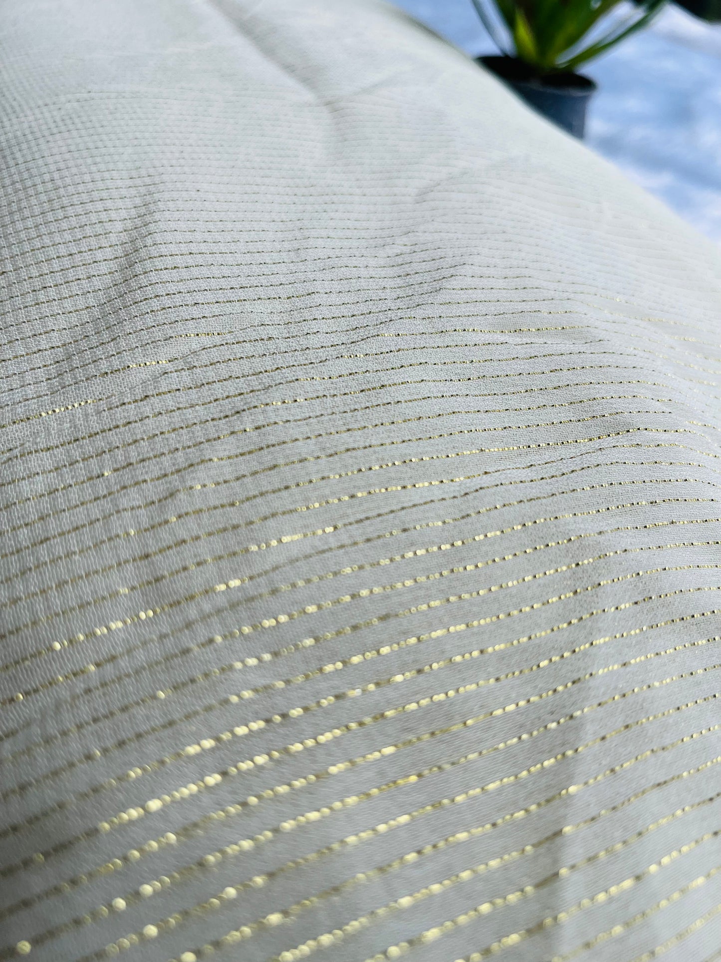 Onam collections 2025  georgette lurex fabric