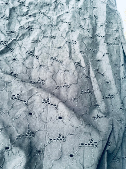 Jet Black shade  premium hakoba fabric