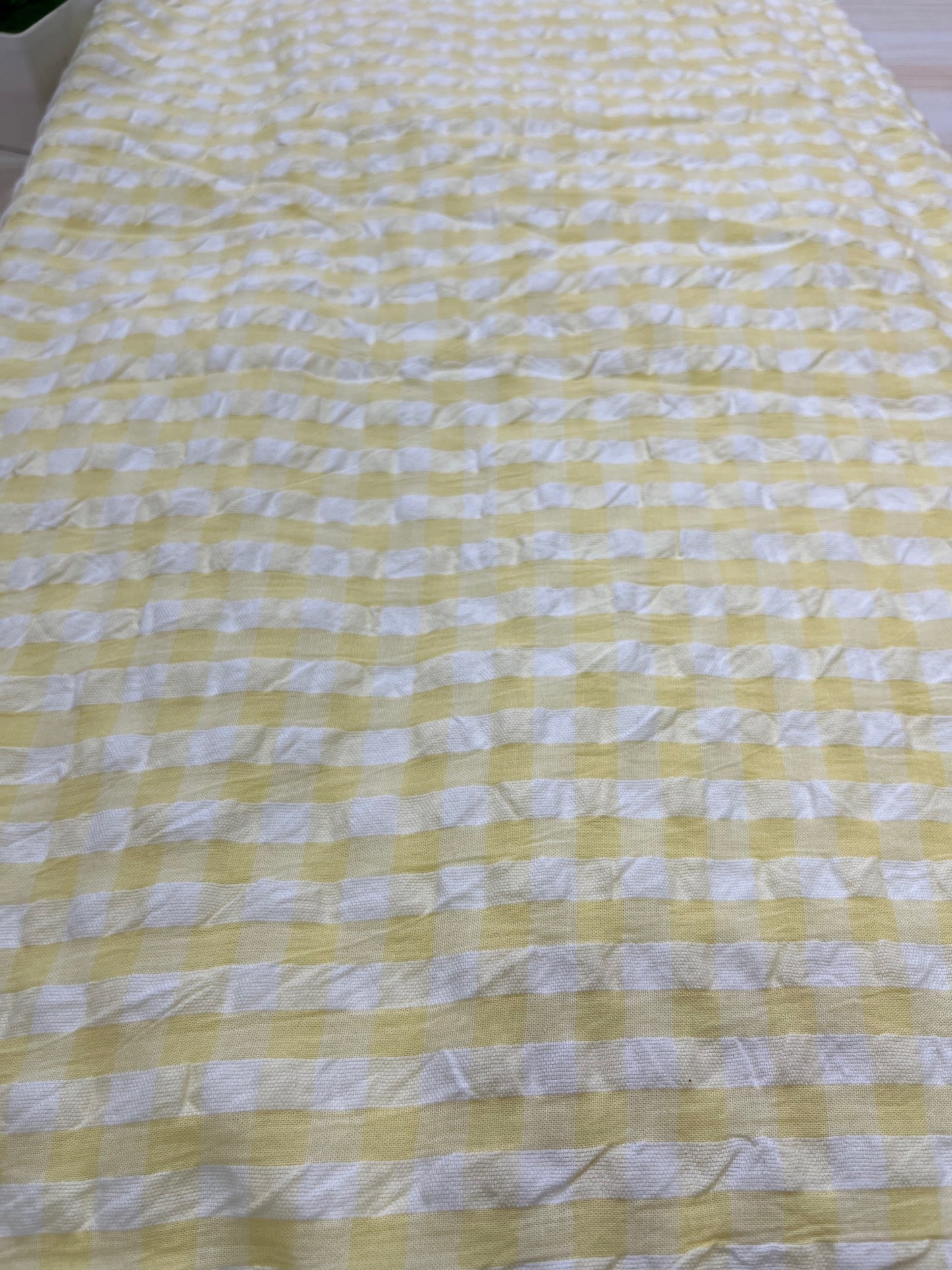 check seersucker fabric