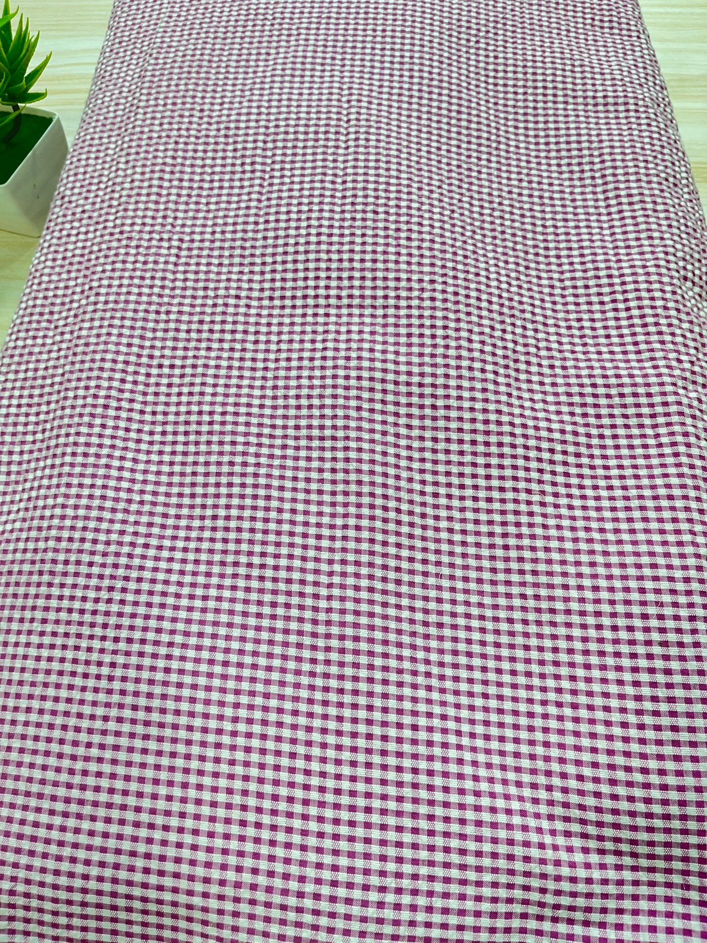 check seersucker fabric