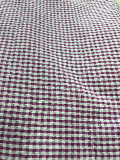 check seersucker fabric