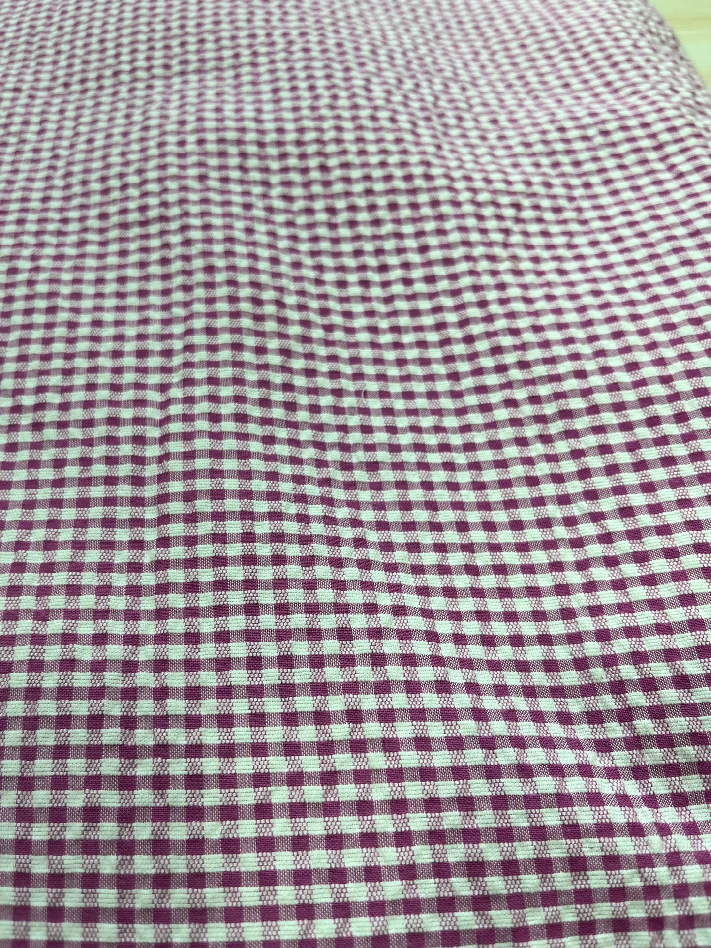 check seersucker fabric