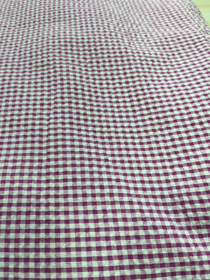 check seersucker fabric