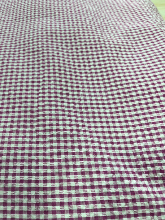 check seersucker fabric