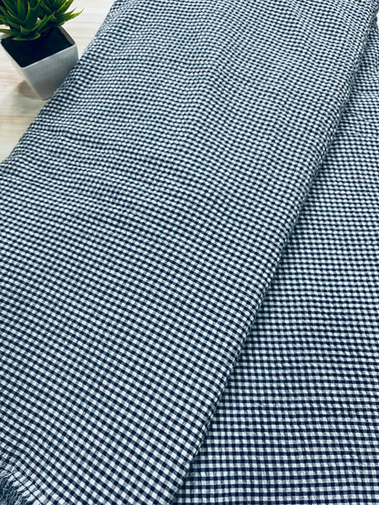 check seersucker fabric