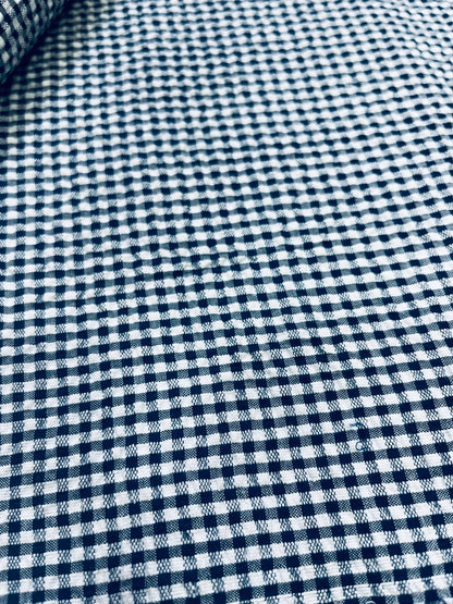 check seersucker fabric