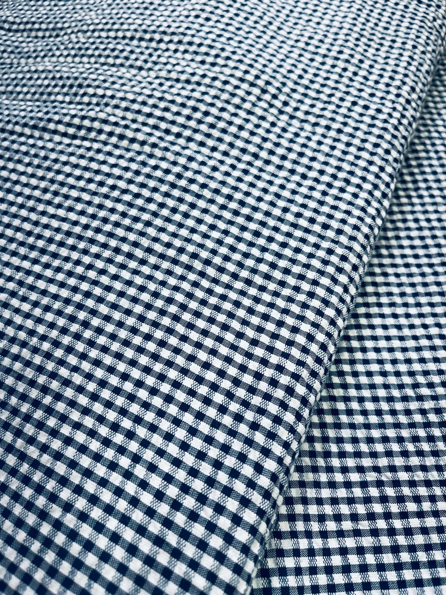 check seersucker fabric