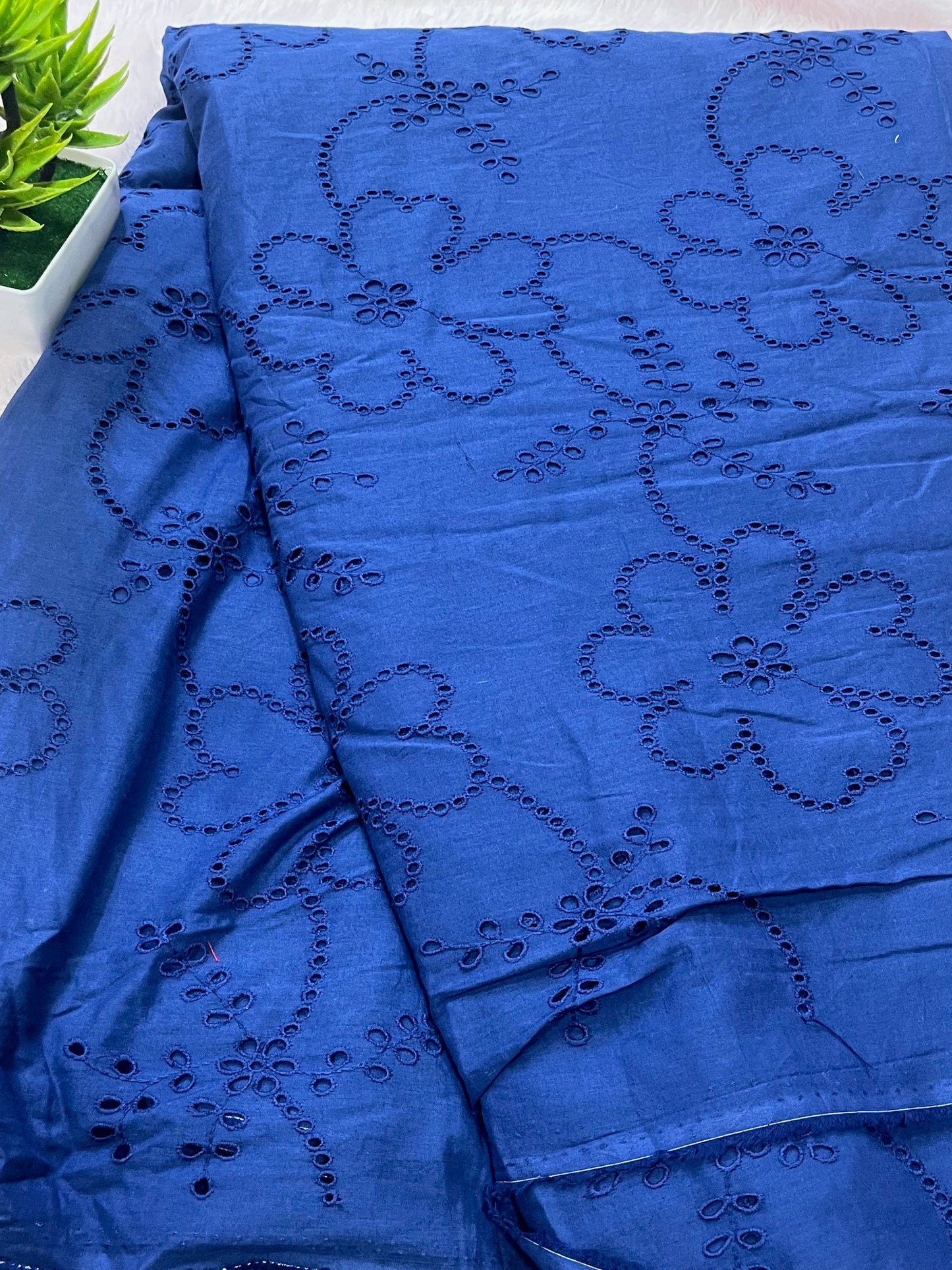 BLUE SHADE HACKOBA FABRIC