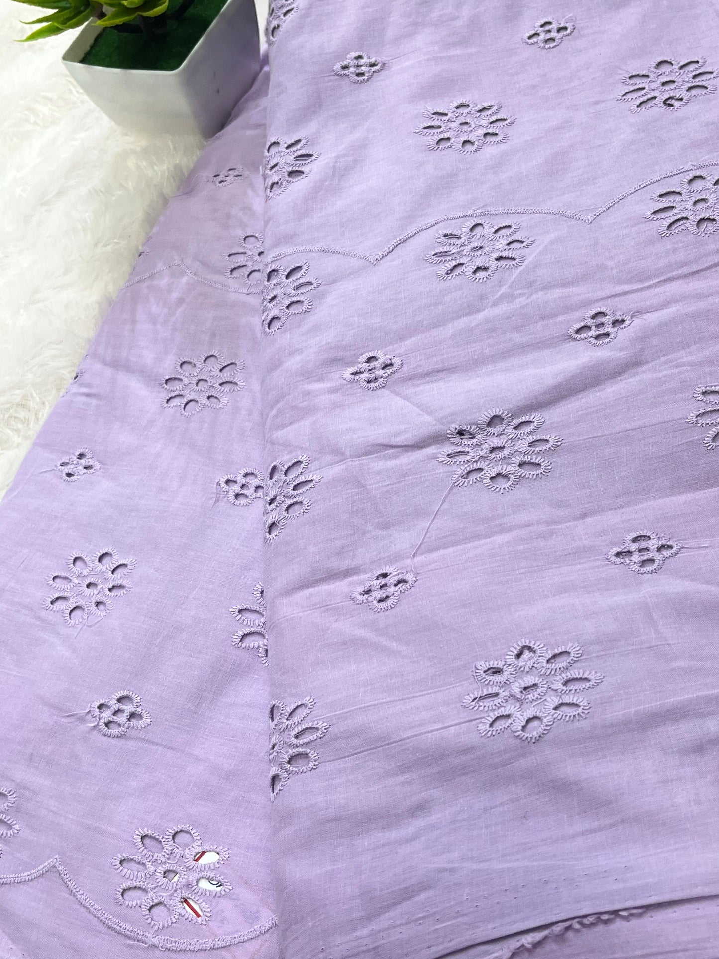 LAVENDER SHADE HACKOBA FABRIC