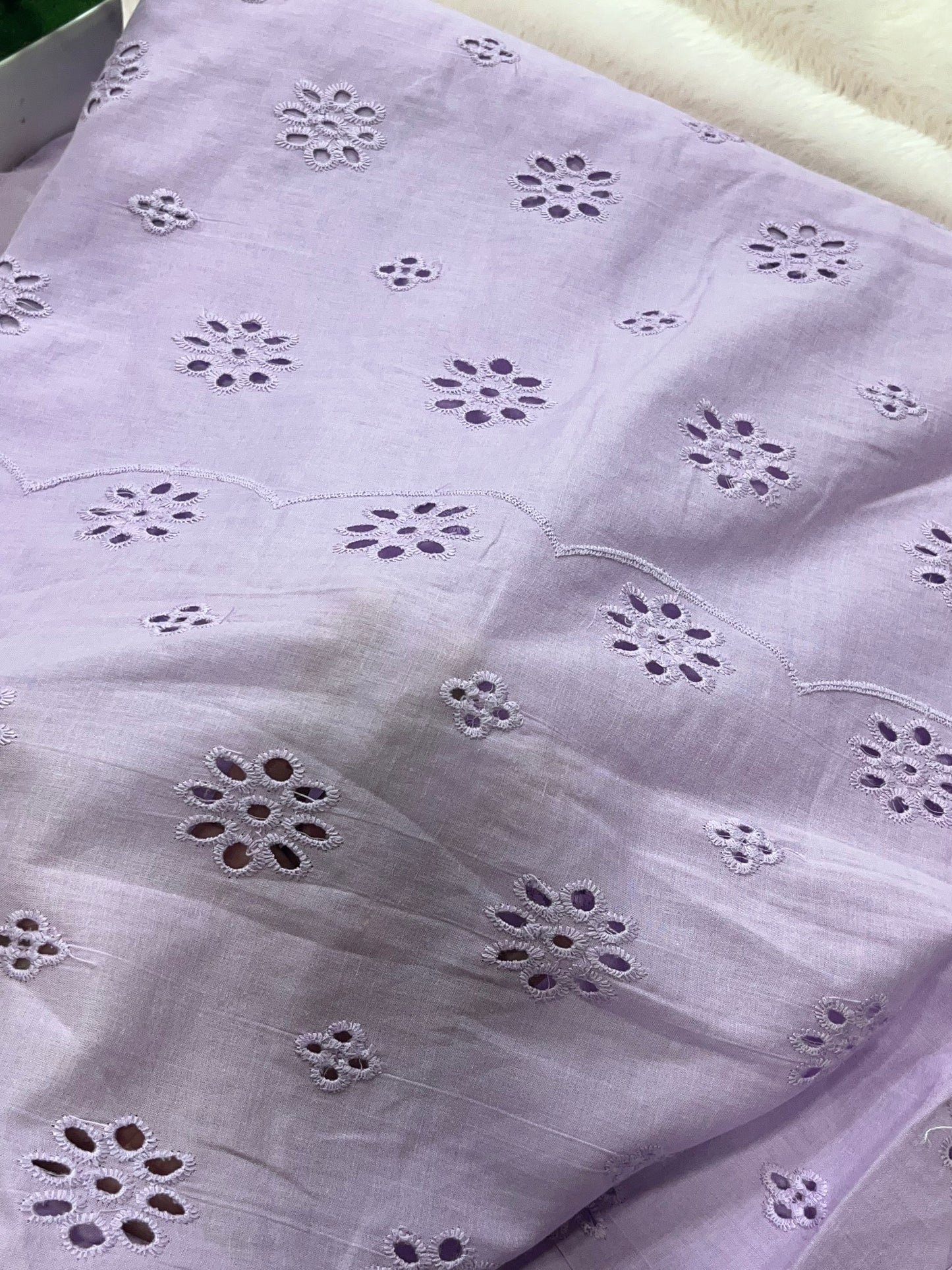 LAVENDER SHADE HACKOBA FABRIC