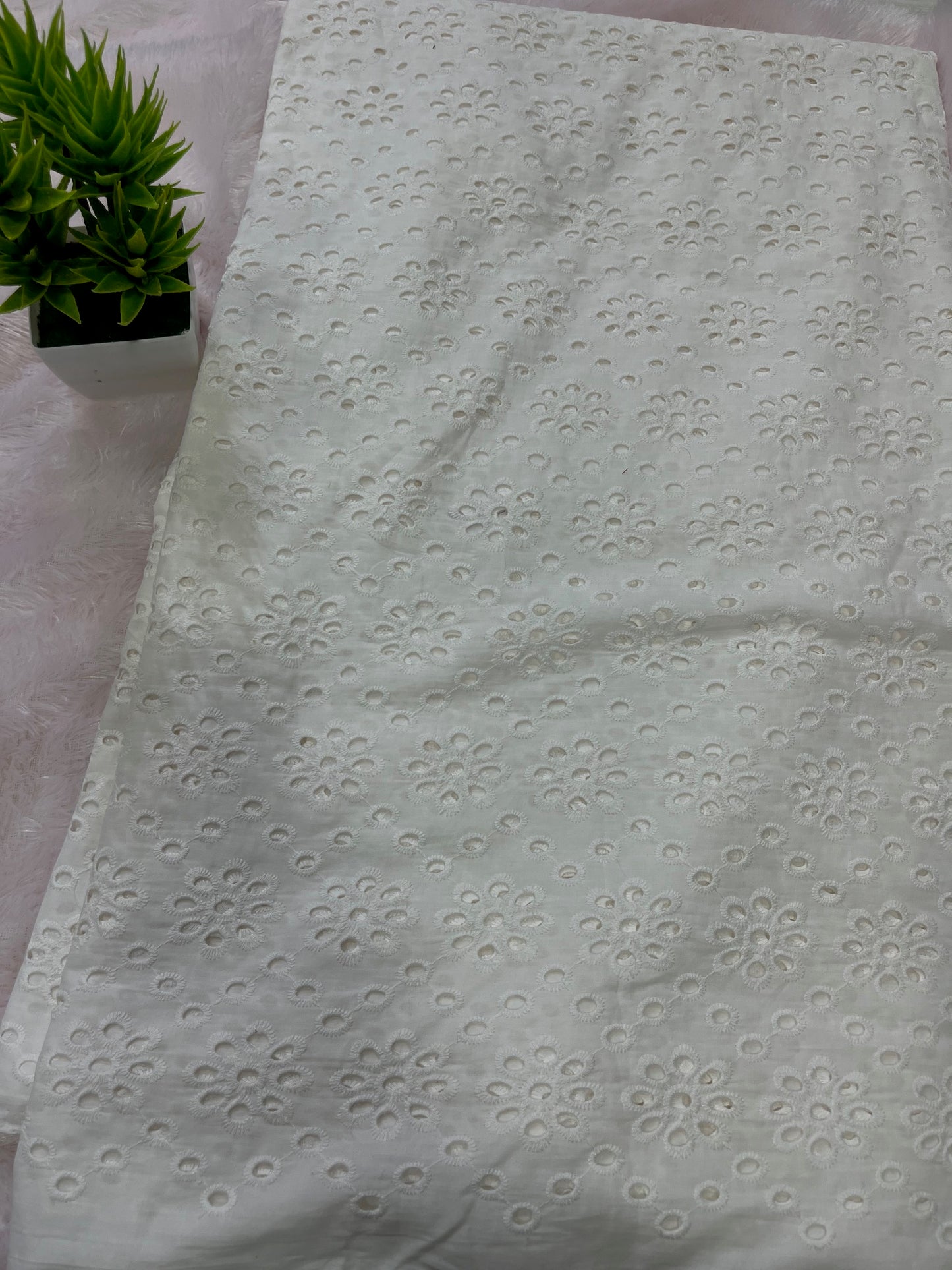 white premium hakoba fabric