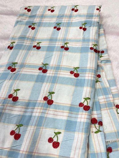 cherry design fabric