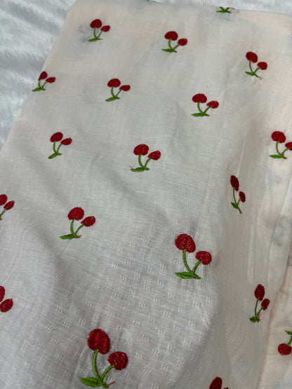 cherry design fabric