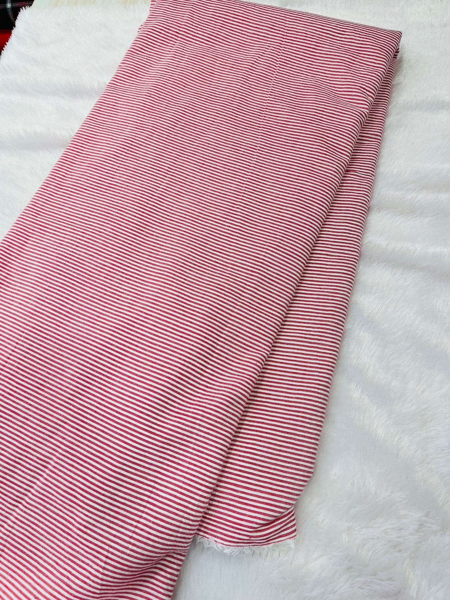 twill check xmas fabric