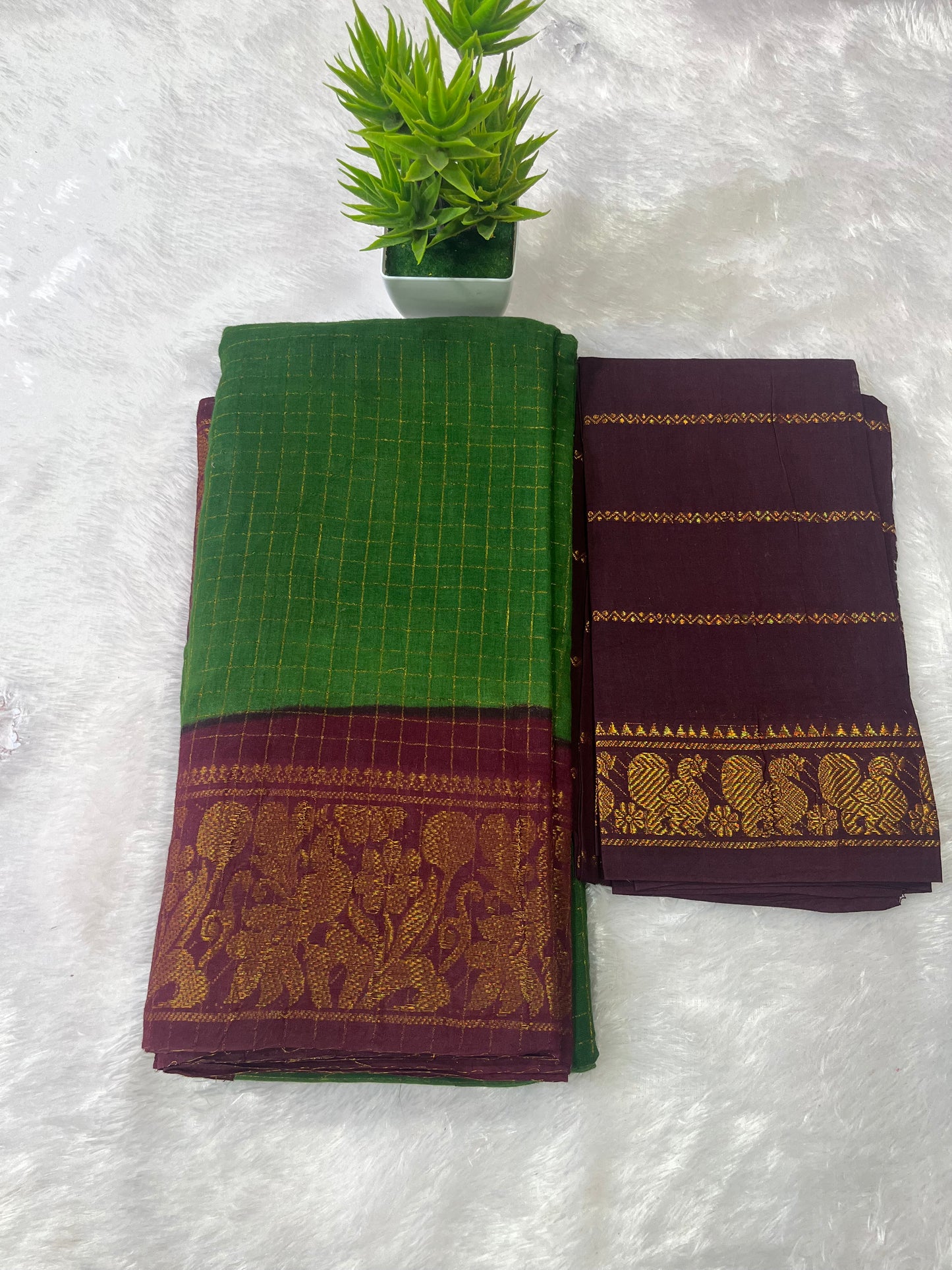 Madurai cotton sungudi sarees