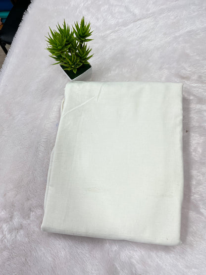 Plain cotton flex Fabric