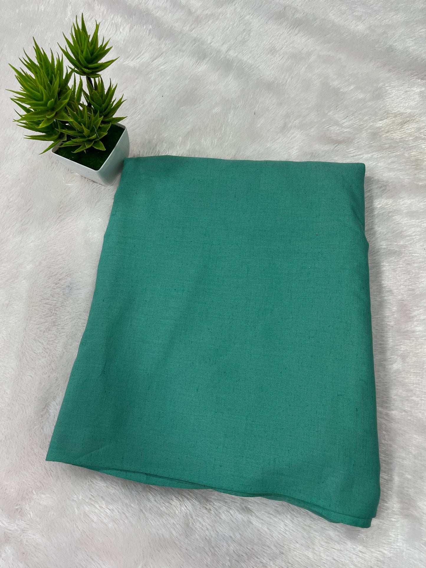 Plain cotton flex Fabric