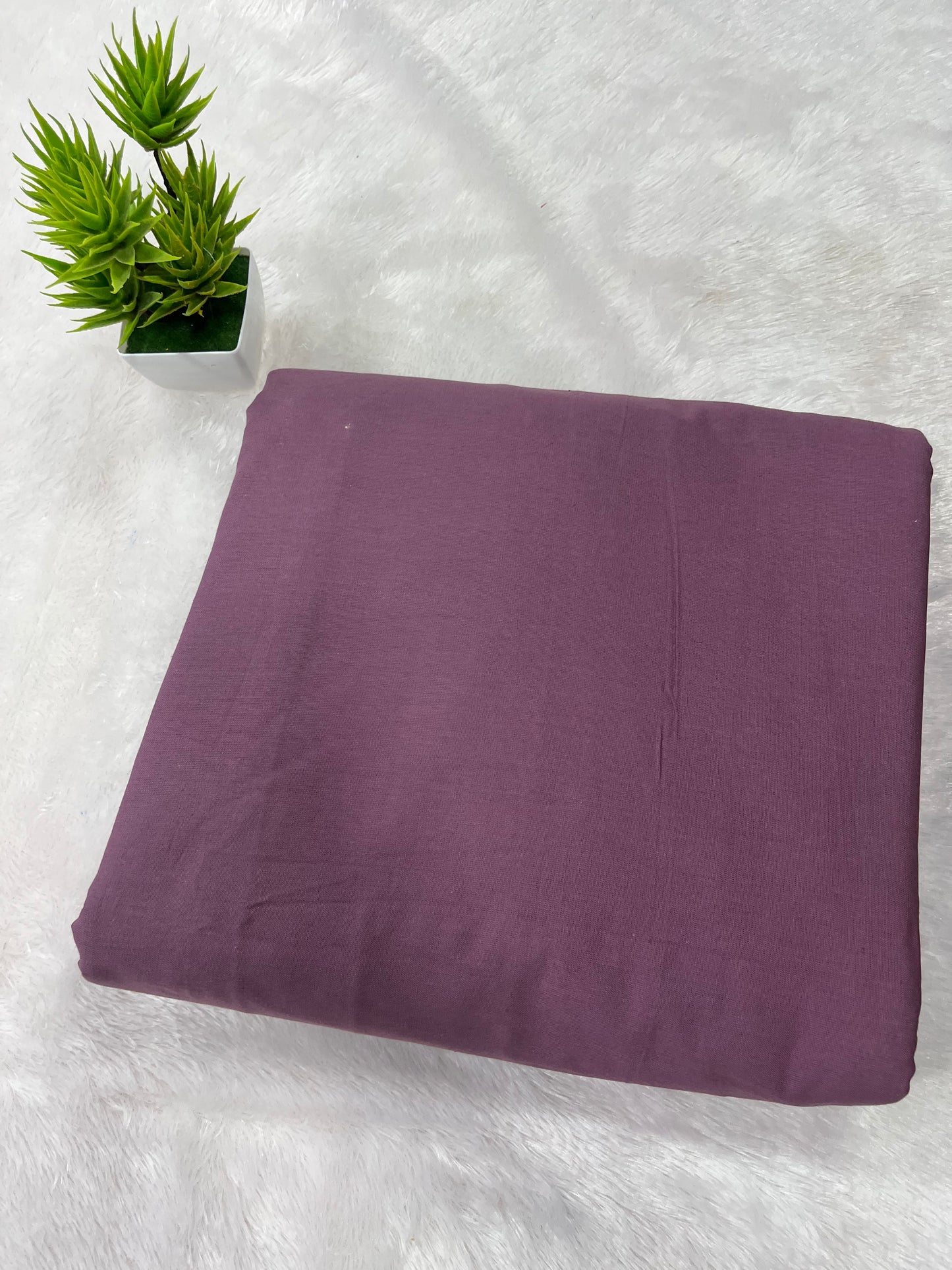 Plain cotton flex Fabric