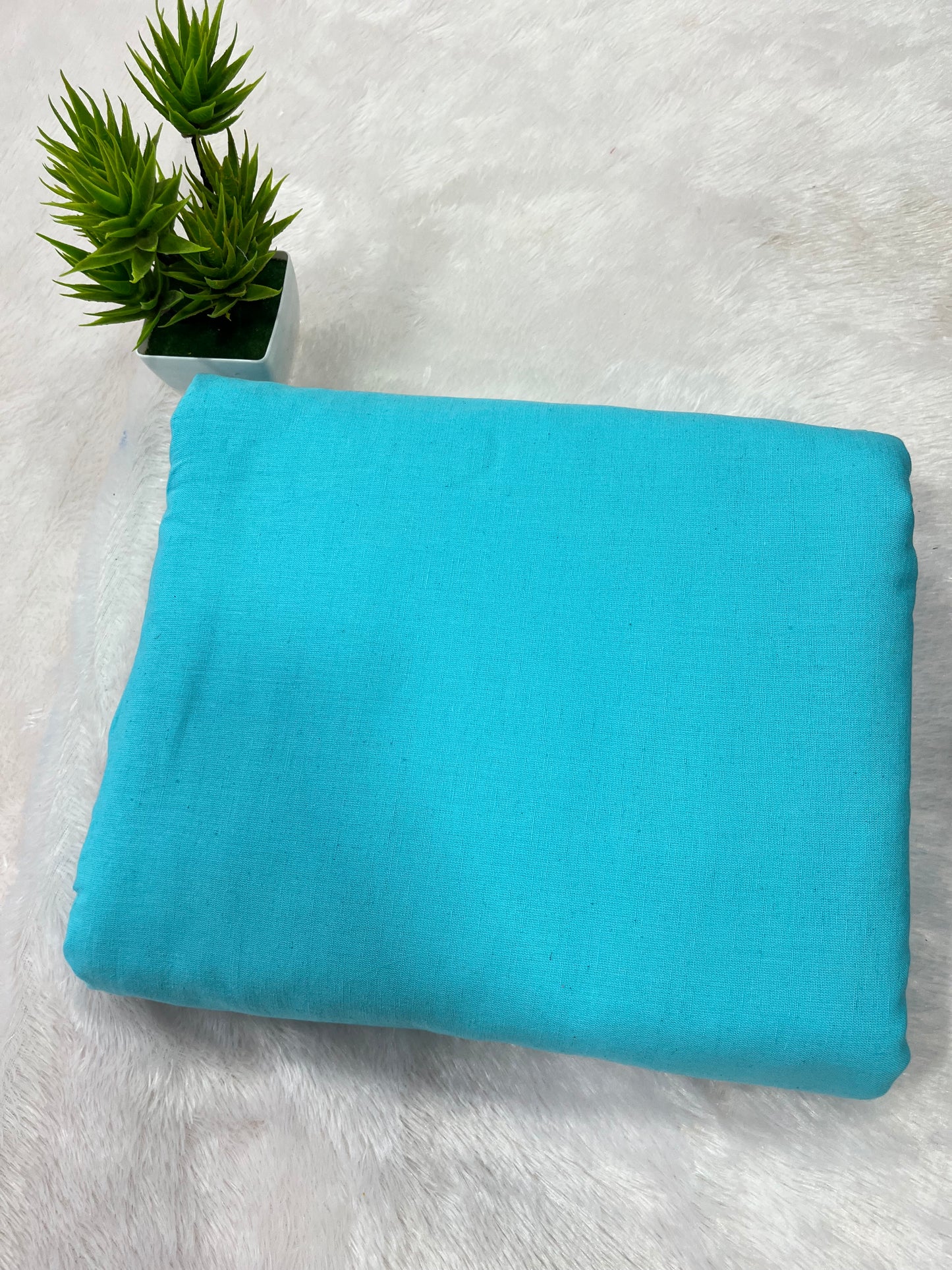 Plain cotton flex Fabric