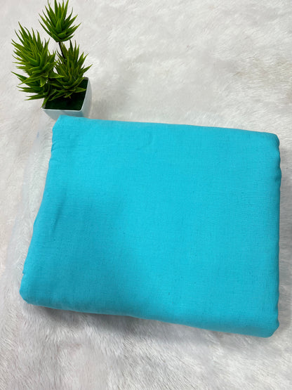 Plain cotton flex Fabric