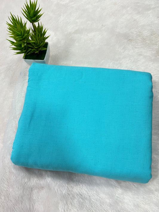 Plain cotton flex Fabric