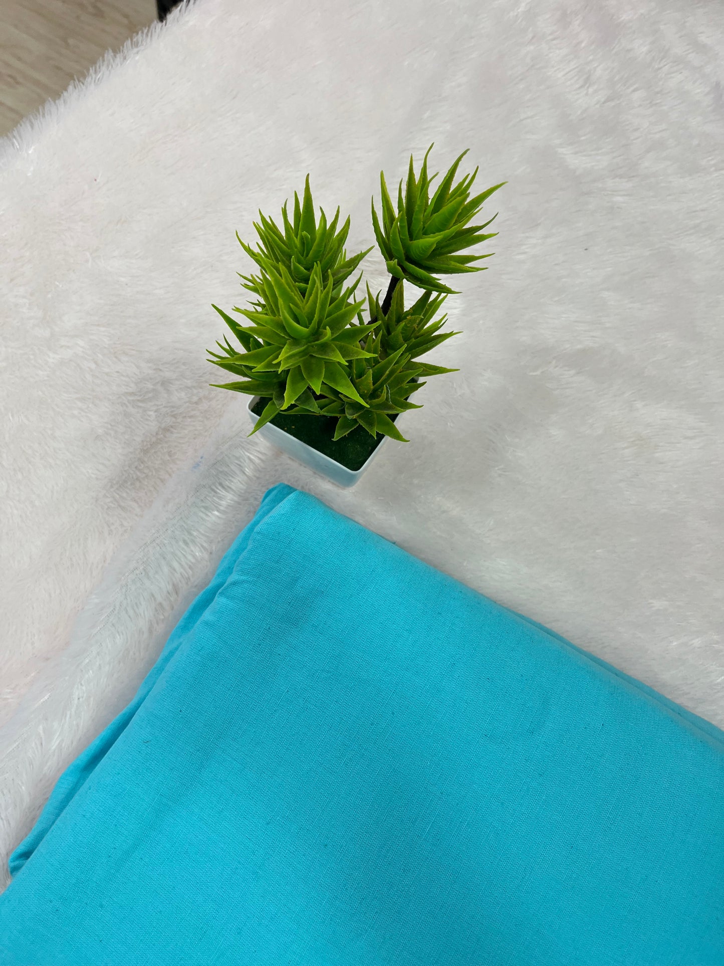 Plain cotton flex Fabric