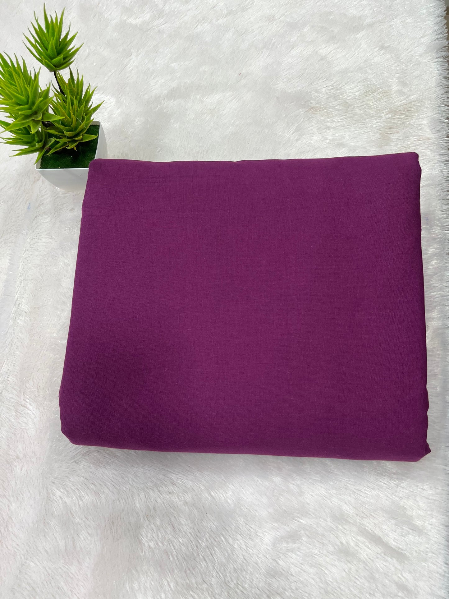 Plain cotton flex Fabric
