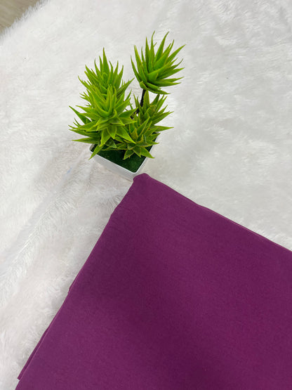 Plain cotton flex Fabric
