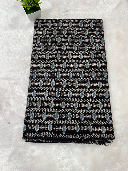 Ajrak natural dye cotton Fabric