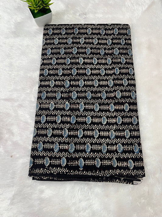 Ajrak natural dye cotton Fabric