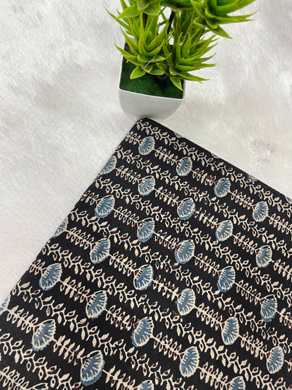 Ajrak natural dye cotton Fabric